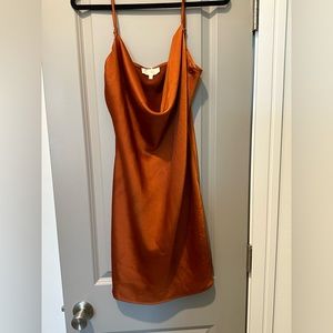 Strappy Mini Satin Dress 👗